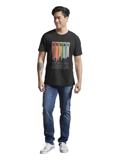 Great Graphic Print Men’s T-Shirt – Cool & Confident Style