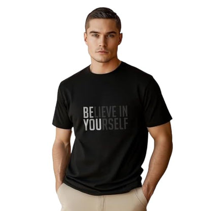 Believe in Yourself Graphic Print Men’s T-Shirt