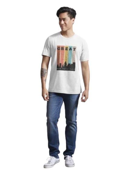 Great Graphic Print Men’s T-Shirt – Cool & Confident Style