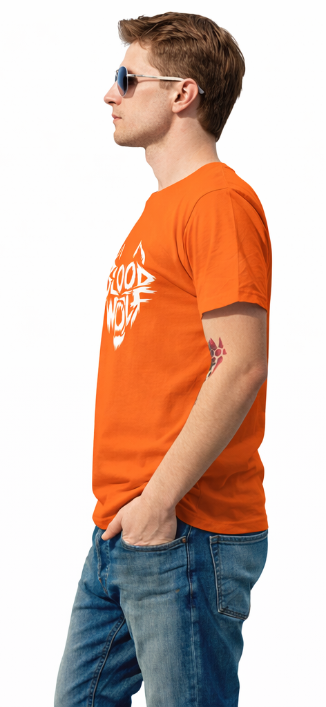 Blood Wolf – Graphic Blue Statement T-Shirt