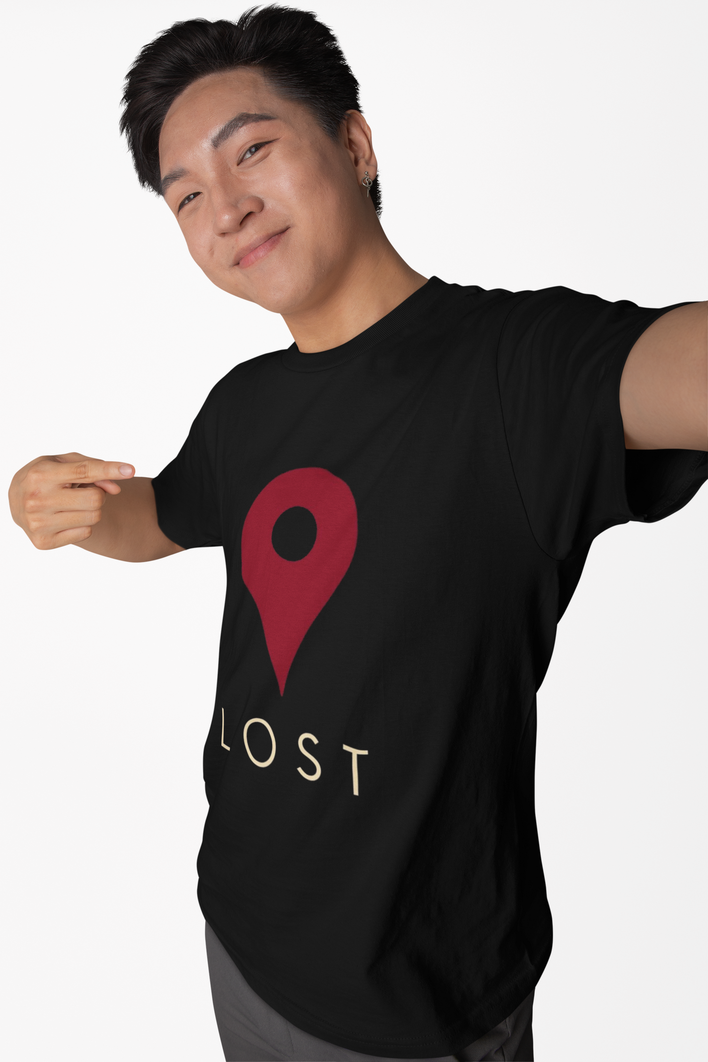 Lost Regular Men's Cotton T-shirt