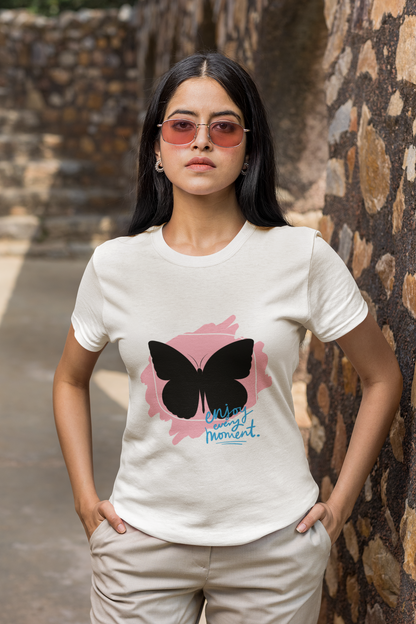 Moment Women's Regular Cotton T-Shirt
