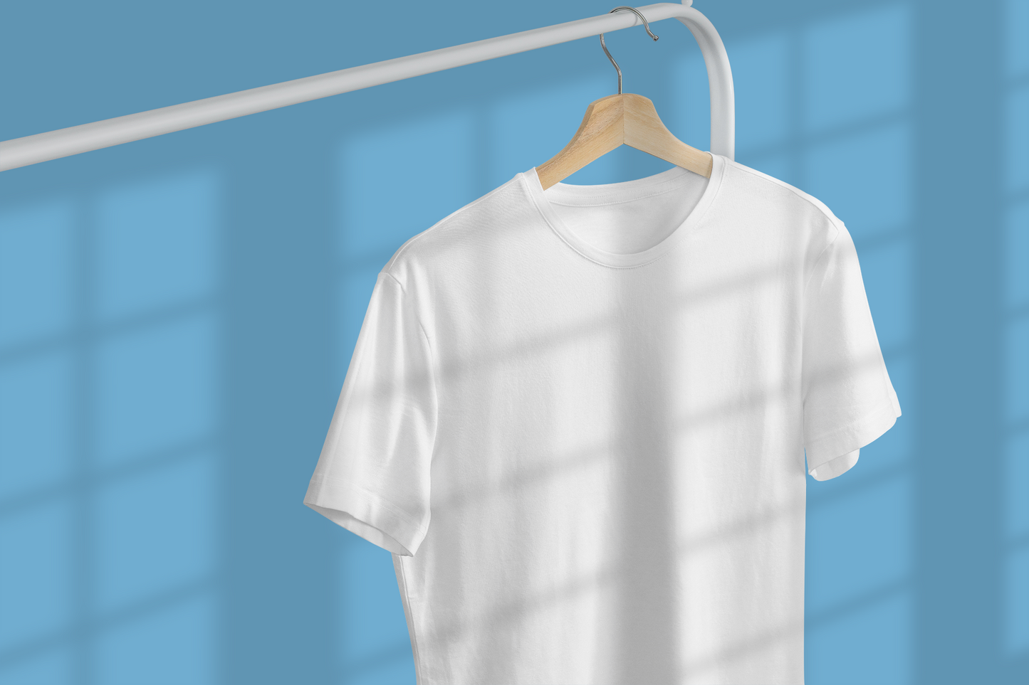 Solid White Regular Men's Cotton T-shirt