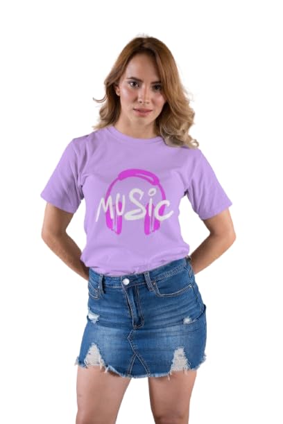 Music Graphic Print Women’s T-Shirt – Trendy & Comfortable