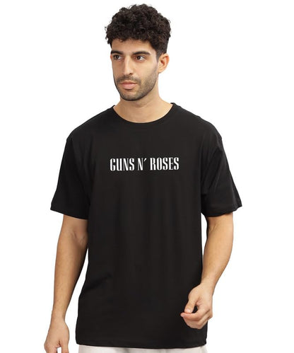 Classic Guns N’ Roses Graphic Print Men’s T-Shirt – Rock Band Cotton Tee
