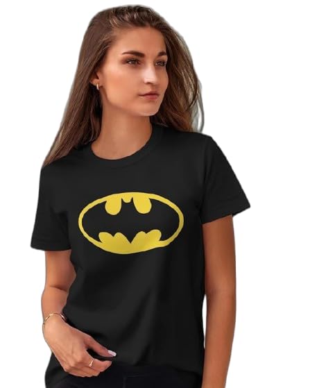 Batman Graphic Print Women’s T-Shirt – Bold & Heroic Style