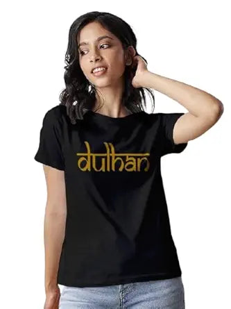 Dulhan Graphic Women’s T-Shirt – Elegant & Festive