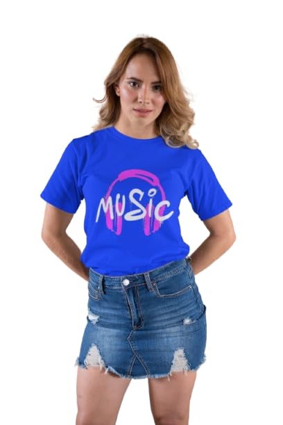 Music Graphic Print Women’s T-Shirt – Trendy & Comfortable