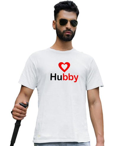 Hubby & Wifey – Matching Couple T-Shirts