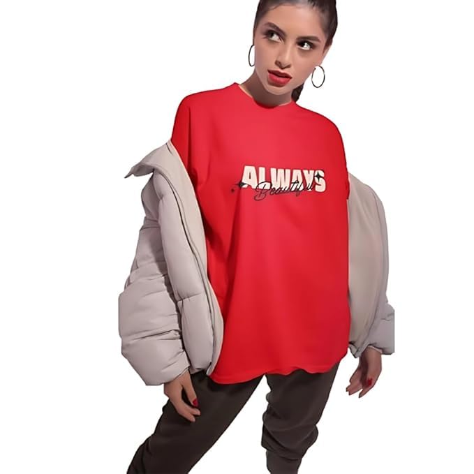 Always Graphic Print Women’s T-Shirt – Simple & Stylish