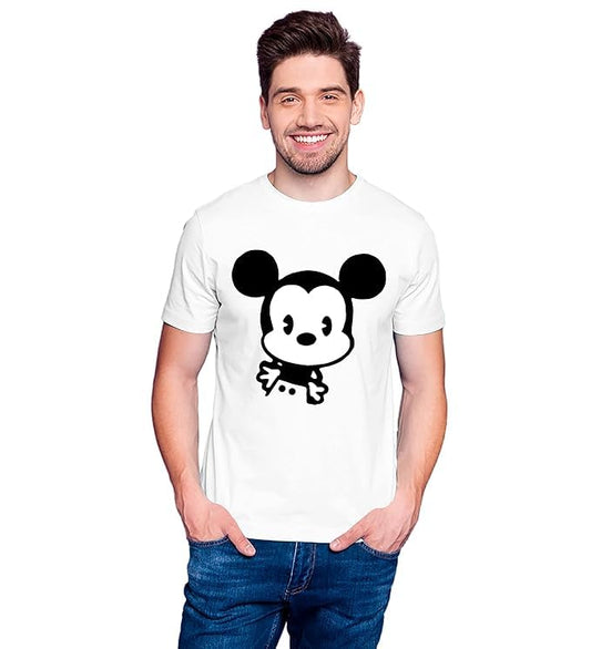 Mickey Mouse Graphic Print Couple T-Shirt – Fun & Matching Style