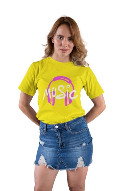Music Graphic Print Women’s T-Shirt – Trendy & Comfortable
