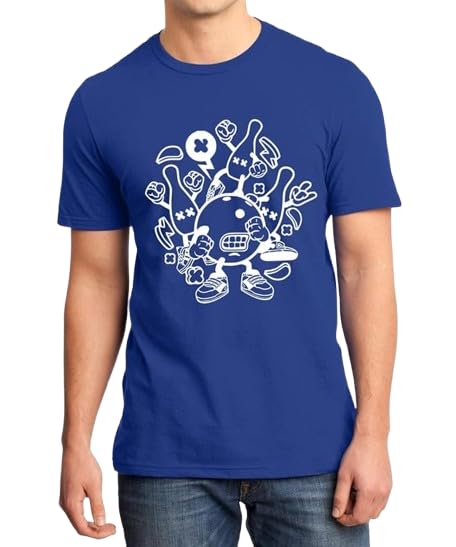 Cartoon Character Graphic Print Men’s T-Shirt