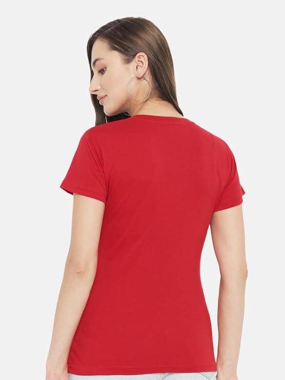 Women's Red "You Are Perfect" Graphic T-Shirt | Premium Cotton Round Neck Casual Tee