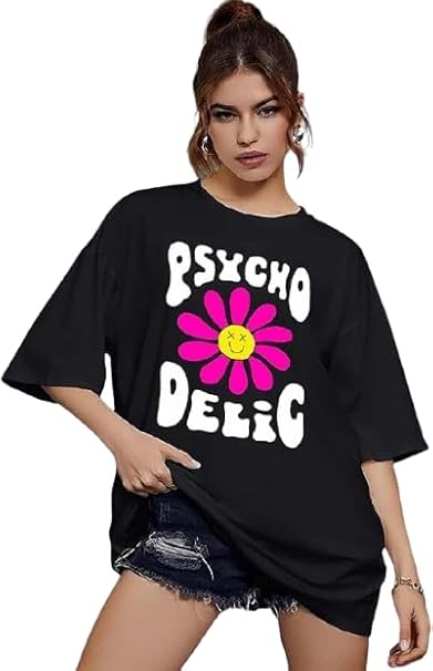 Psycho Delic Graphic Print Women’s T-Shirt