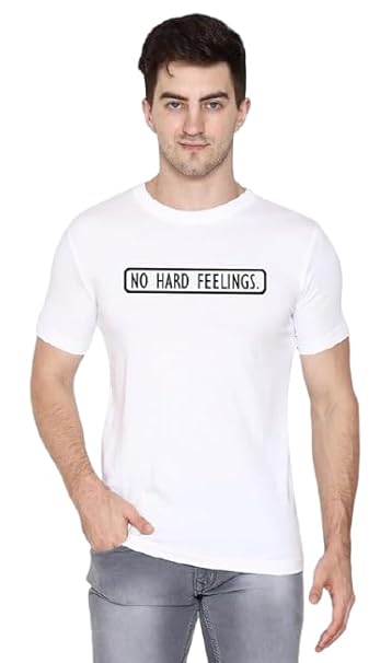 No Hard Feelings Graphic Print Men’s T-Shirt