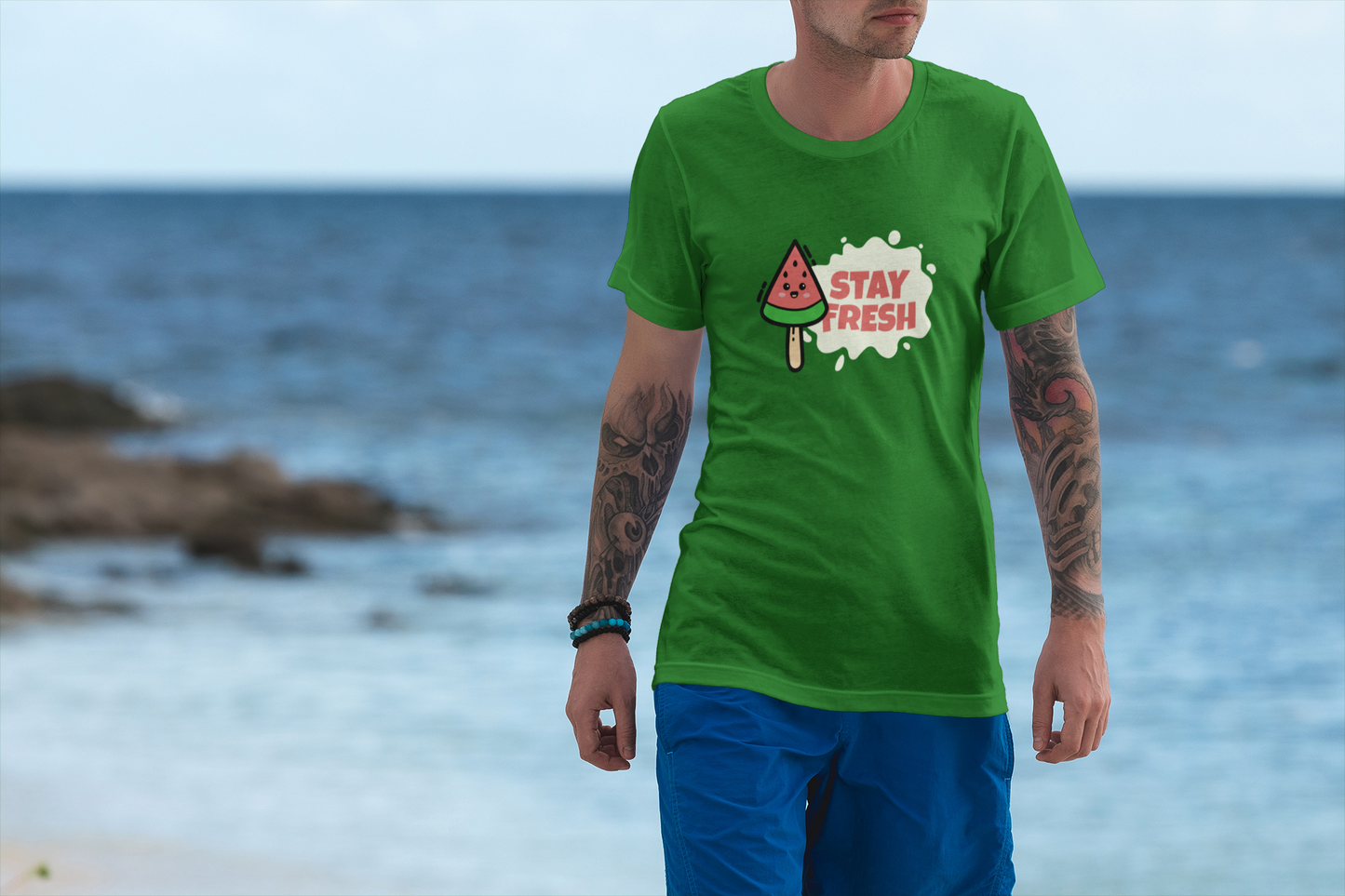 Stay Fresh Regular Men's Cotton T-shirt