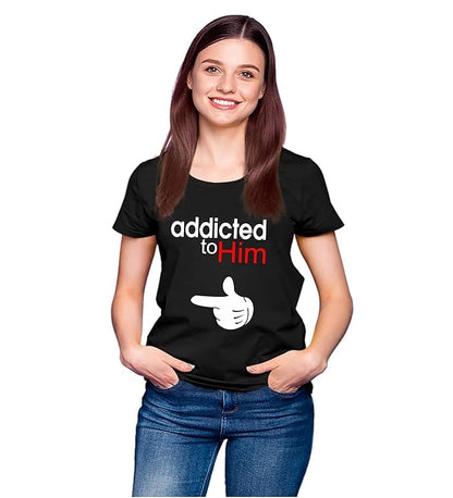 Groom & Bride Graphic Print Couple T-Shirt – Celebrate Your Big Day in Style