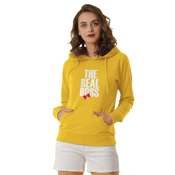 “The Boss & The Real Boss” Couple Hoodie Set – Matching Cotton Blend Hoodies for Couples