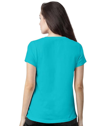 Never Give Up Graphic Print Women's T-Shirt