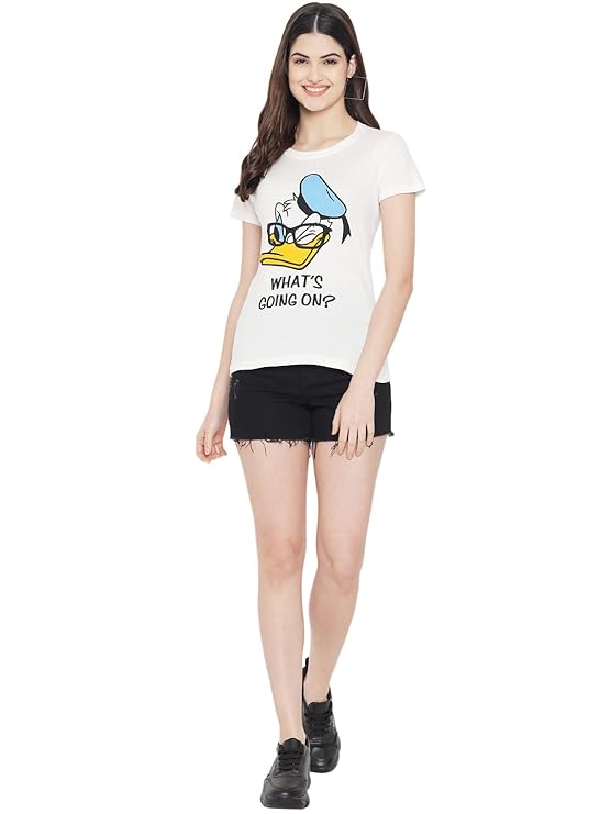 What’s Going On? Graphic Printed Women’s T-Shirt