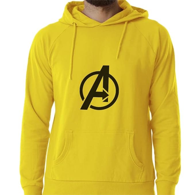 Avengers Graphic Print Men’s Hoodie – Superhero Cotton Winter Sweatshirt
