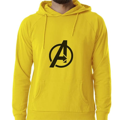 Avengers Graphic Print Men’s Hoodie – Superhero Cotton Winter Sweatshirt