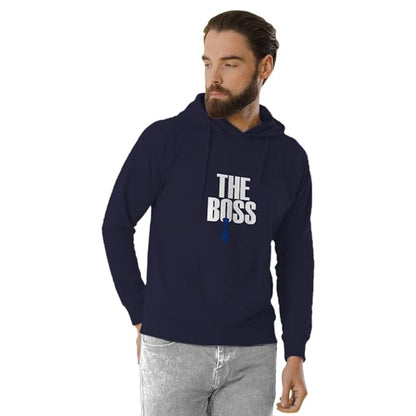 “The Boss & The Real Boss” Couple Hoodie Set – Matching Cotton Blend Hoodies for Couples