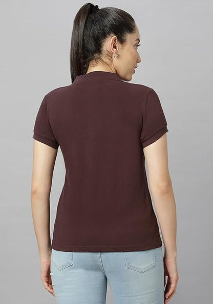 Women’s Navy Blue Polo T-Shirt