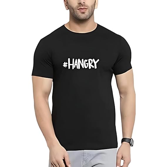 Hangry Graphic Print Men’s T-Shirt