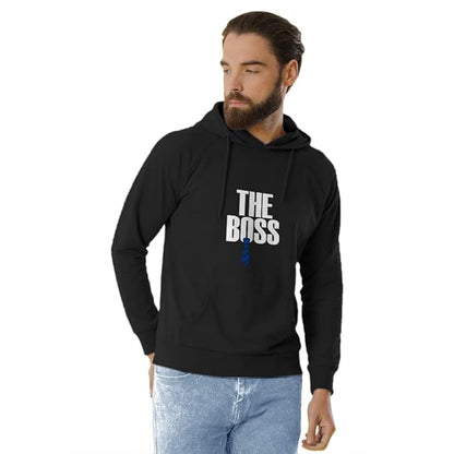“The Boss & The Real Boss” Couple Hoodie Set – Matching Cotton Blend Hoodies for Couples