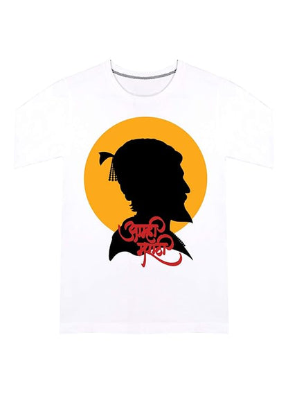 Chhatrapati Shivaji Maharaj Graphic T-Shirt – Bold Heritage Tribute Black Tee