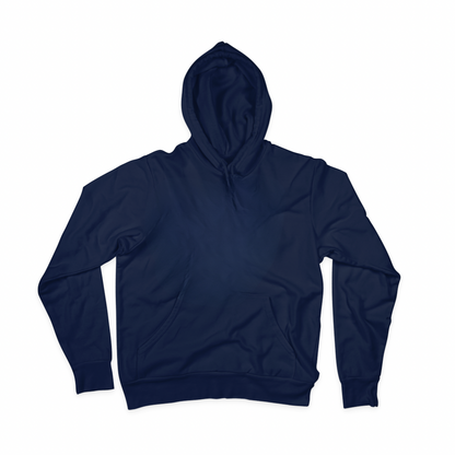 Plain Solid Cotton Hooded Sweatshirt - Clori