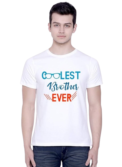 Coolest Brother Ever Graphic Print Men’s T-Shirt