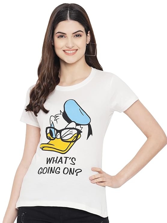 What’s Going On? Graphic Printed Women’s T-Shirt
