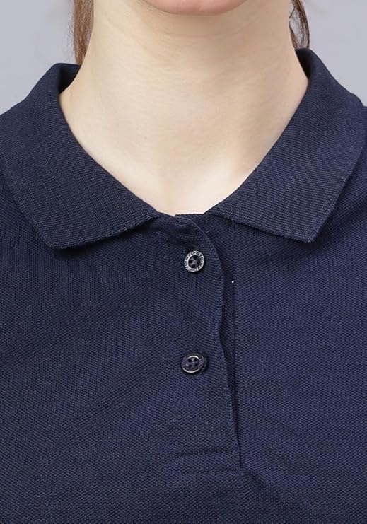 Women’s Navy Blue Polo T-Shirt