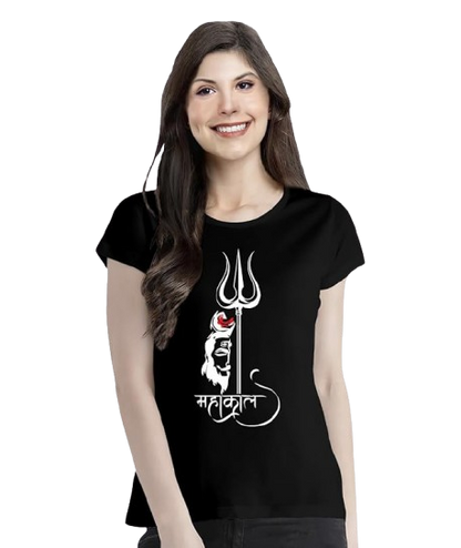 Mahadev Graphic Print Women’s T-Shirt