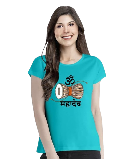 Mahadev Graphic Print Women’s T-Shirt