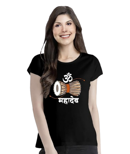 Mahadev Graphic Print Women’s T-Shirt