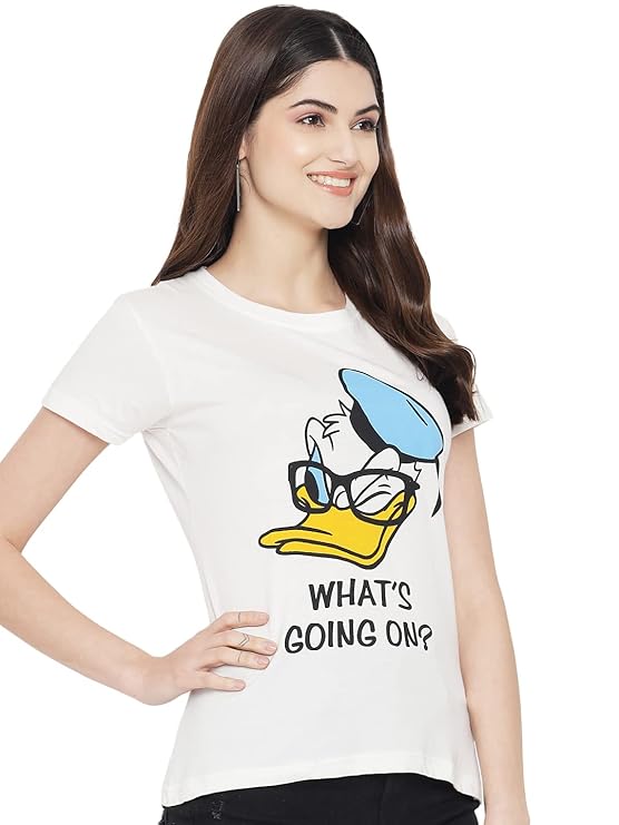 What’s Going On? Graphic Printed Women’s T-Shirt