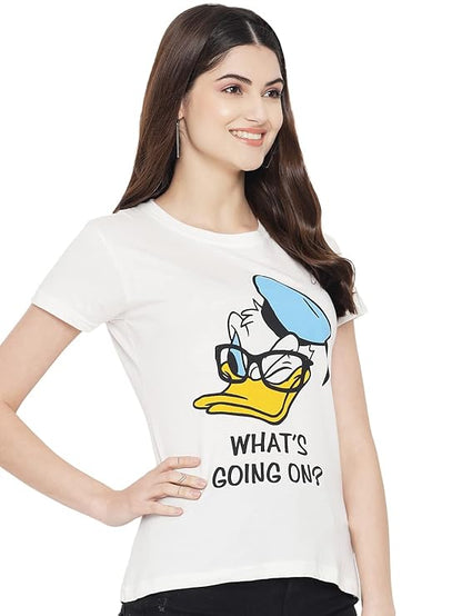 What’s Going On? Graphic Printed Women’s T-Shirt