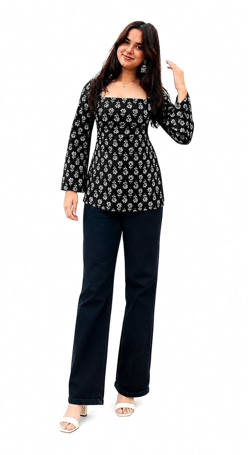 Marigold Square Kurti image 6