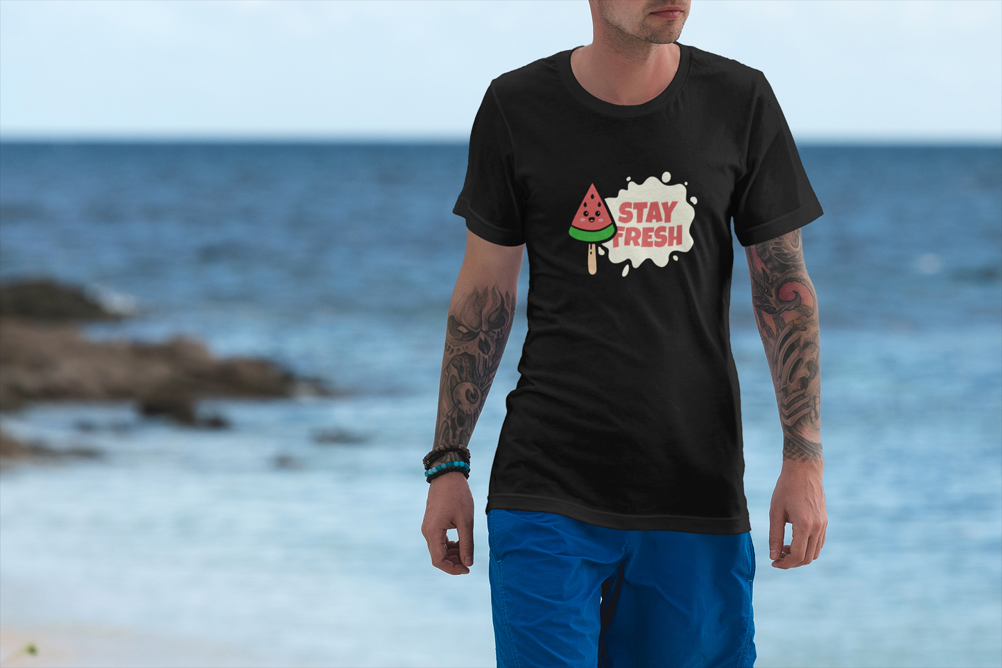 Stay Fresh Regular Men's Cotton T-shirt