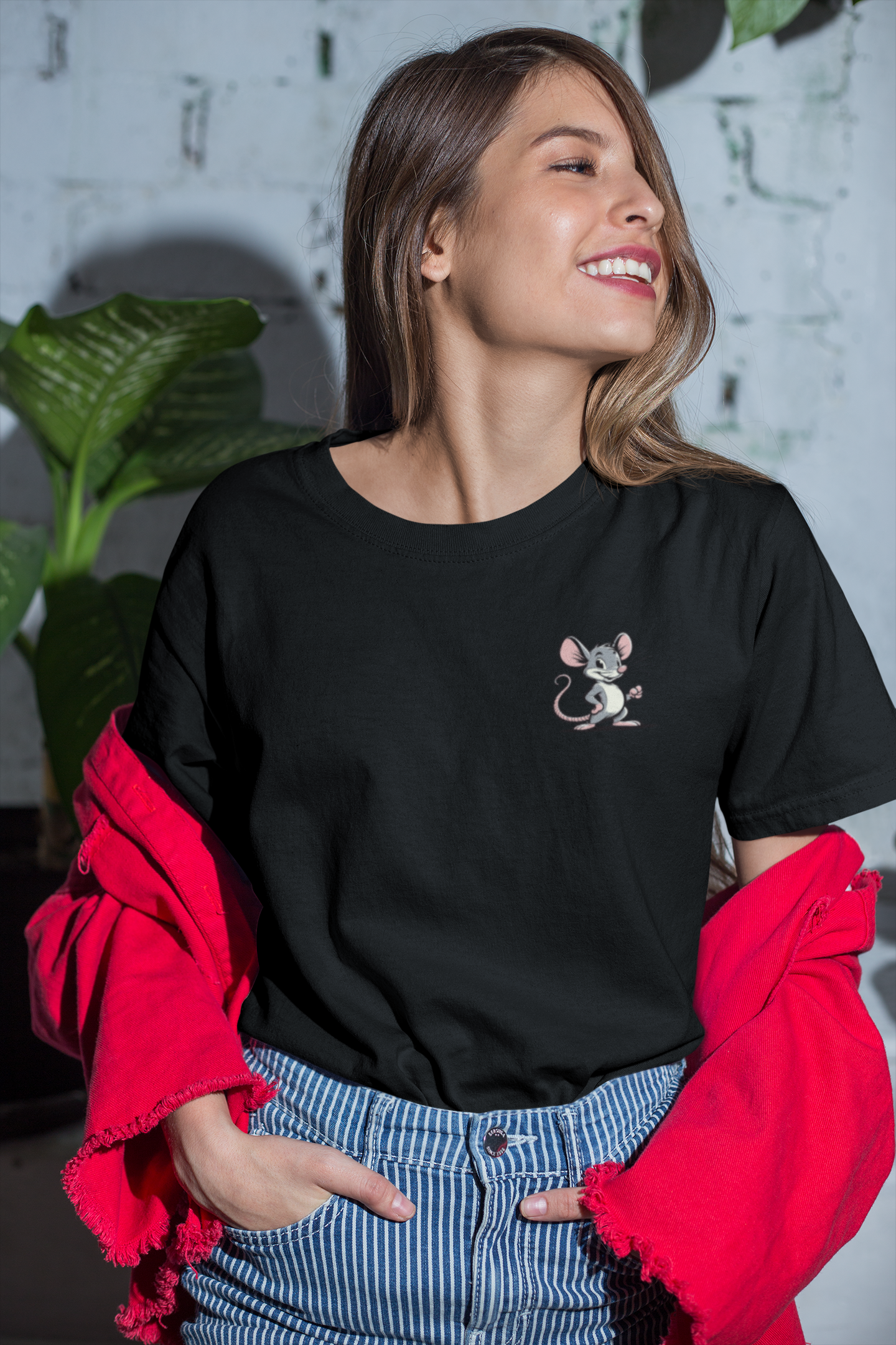 Tom & Jerry Oversized Women's Cotton T-shirt
