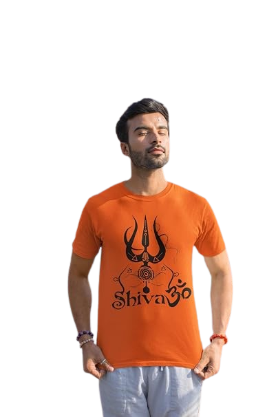 Shiva Om Trishul Graphic T-Shirt for Men