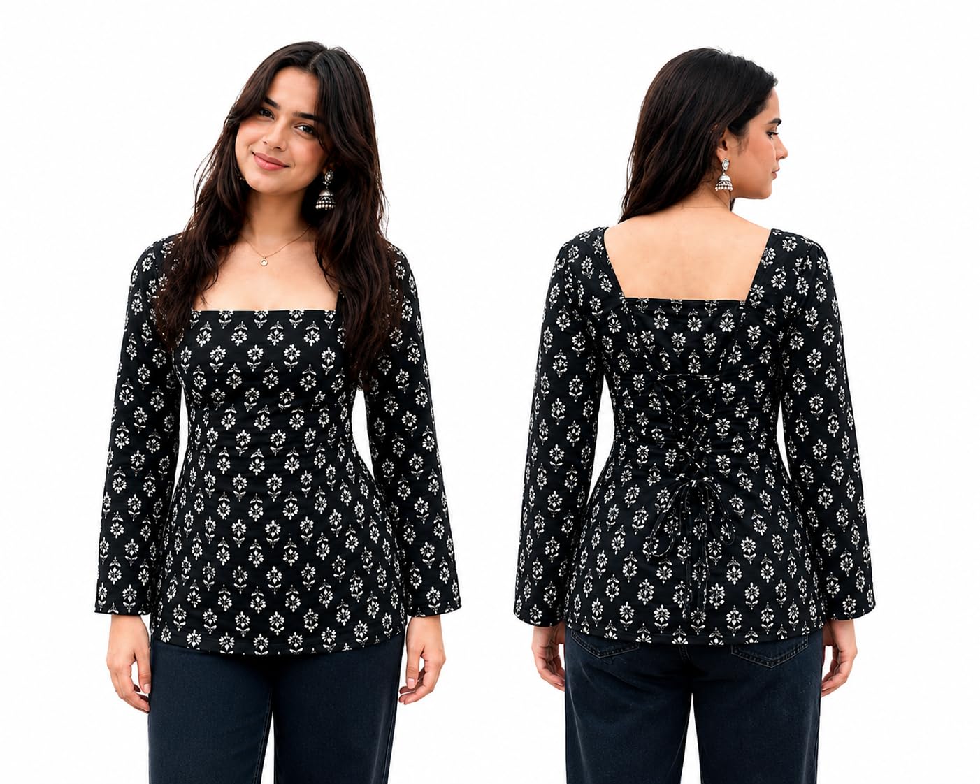 Marigold Square Kurti image 4