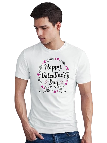 Happy Valentine’s Day – Romantic Graphic T-Shirt