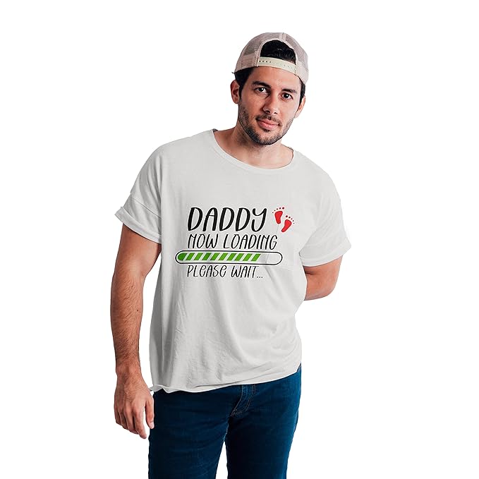 Pregnancy Graphic Print Couple T-Shirt – Matching Maternity & Daddy Tees