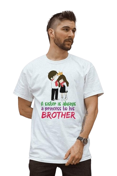 A Sister Is Always a Princess to Her Brother Graphic Print Women’s T-Shirt