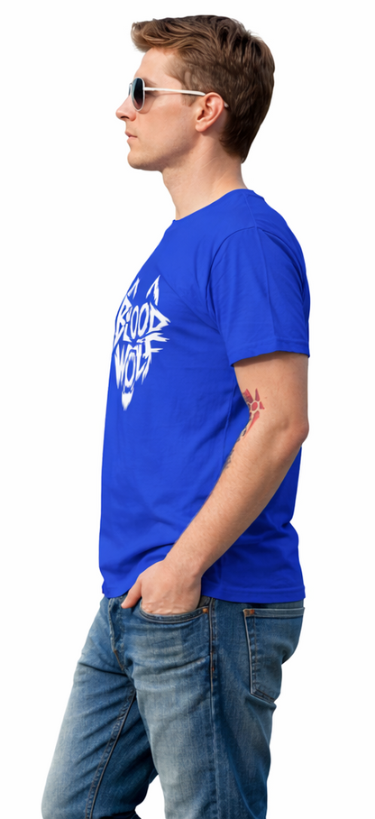 Pd Clori Blood Wolf Graphic Orange T-Shirt